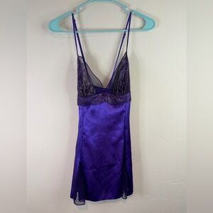 Vintage Lace Slip Dress Y2K